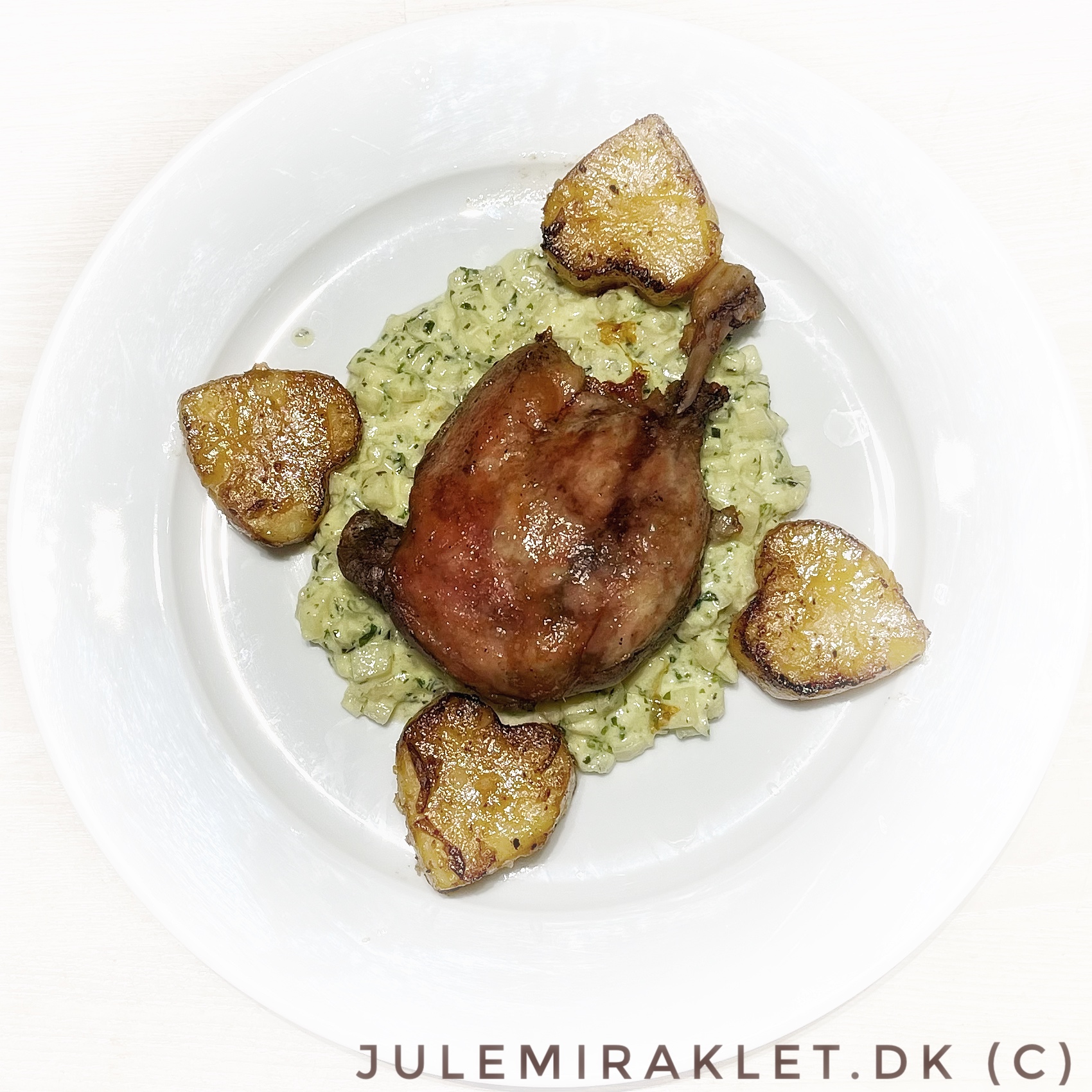 Confit Canard med Pommes Fondant