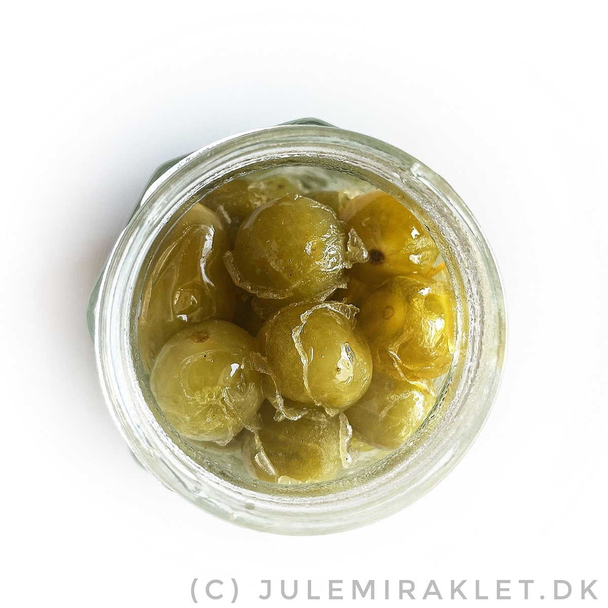 syltede grønne tomater